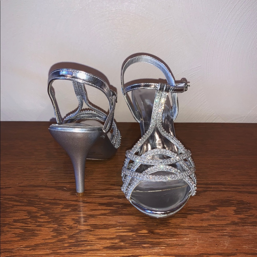Silver Rhinestone Heels - Picture 7 of 7